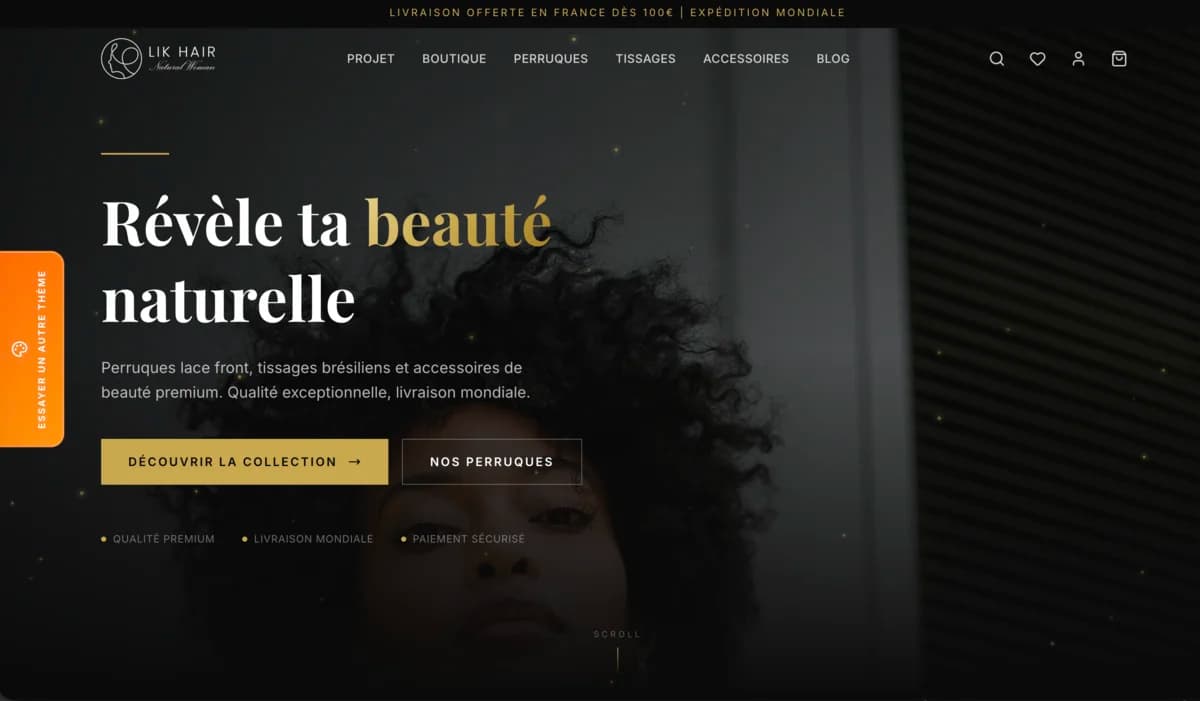 Lik Hair Natural Woman